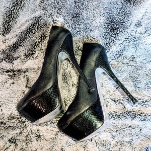 Black Bebe High Heels